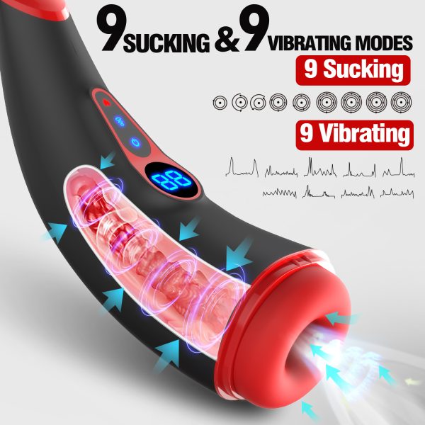 Powerful Heating Vibrating Masturbator