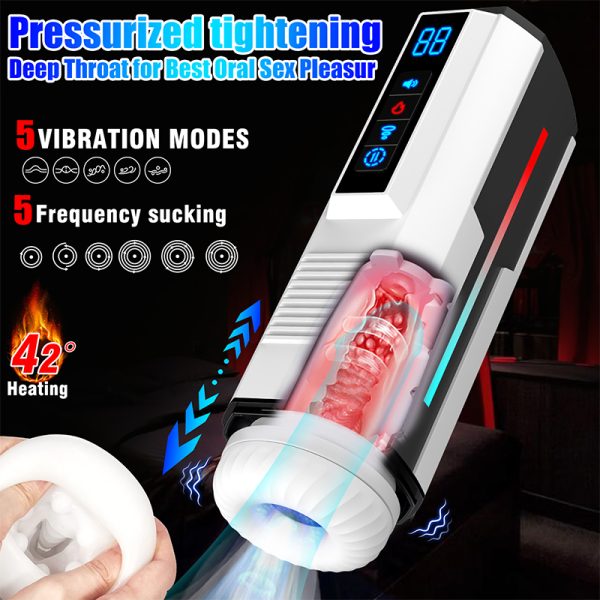 Traveller II Thrusting Masturbator with Suction & Vibration