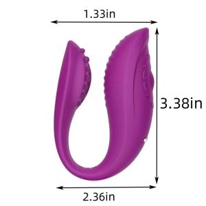 Wearable Remote Control Bendable Couples Vibrator