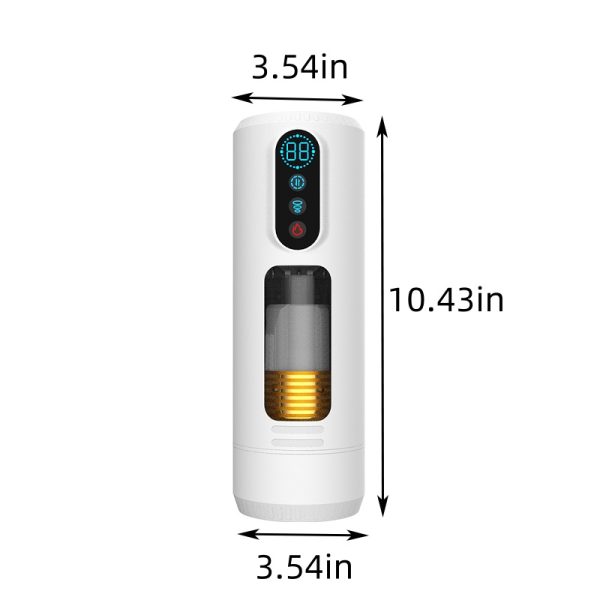 Maxi Male Vibrating Masturbator In White