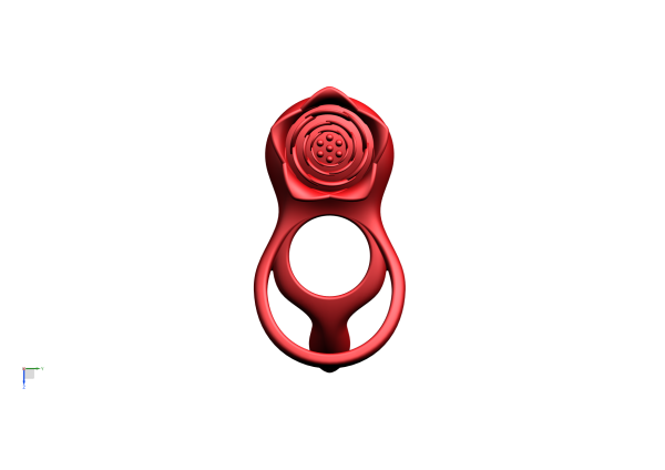 Rose II Vibrating Couples Penis Ring