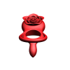 Rose II Vibrating Couples Penis Ring