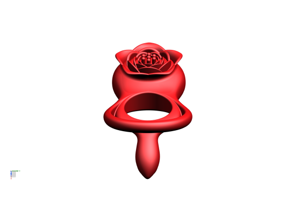 Rose II Vibrating Couples Penis Ring