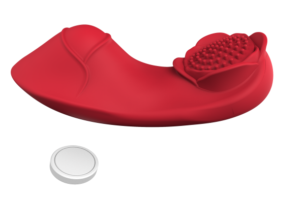 Red Rose Fansty Clitoral Massager Vibe